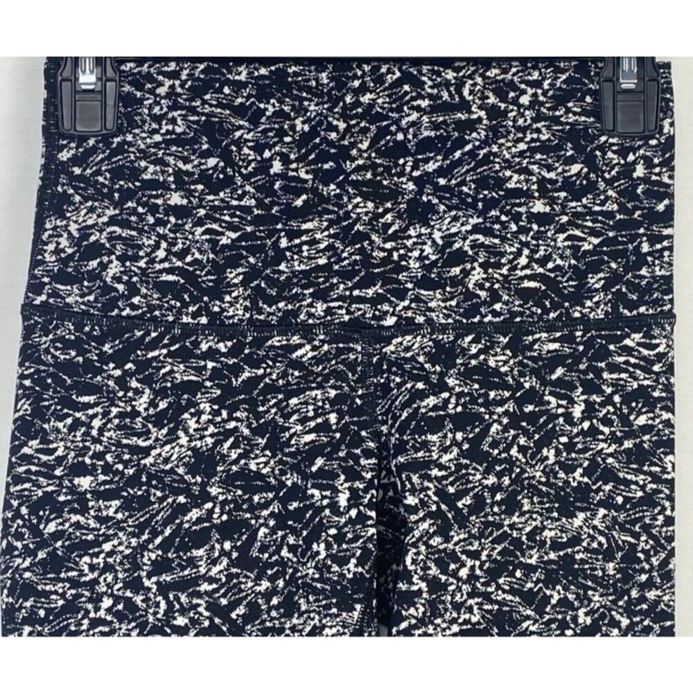 Lululemon Womens Legging Black Gray Pattern No Size Dot Medium Gym Yoga Pants